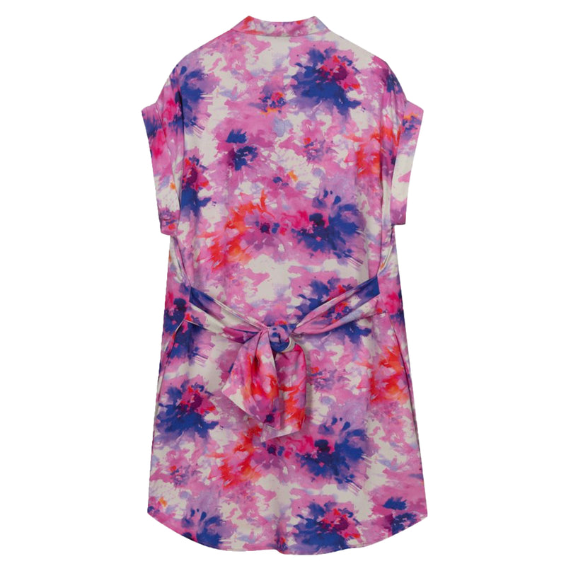 Pink & Purple Tie Dye Dress